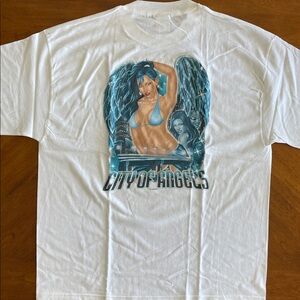 CITY OF ANGELS White Cotton T-Shirt